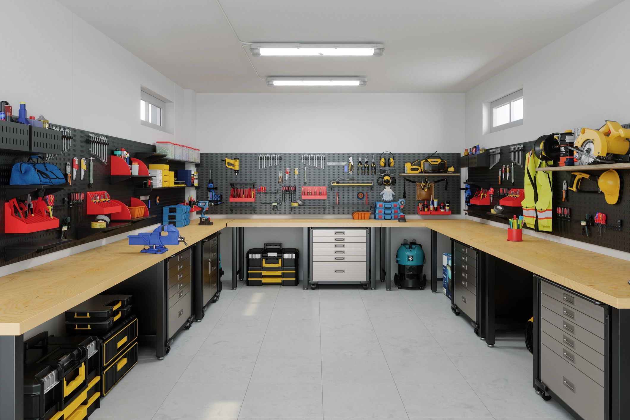 auto repair shop interior